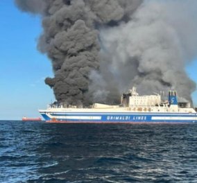 Κέρκυρα - φωτιά στο πλοίο Euroferry Olympia: Ολονύχτιες έρευνες για τους 12 αγνοούμενους  - ανάμεσά τους 3 Έλληνες (βίντεο) - Κυρίως Φωτογραφία - Gallery - Video