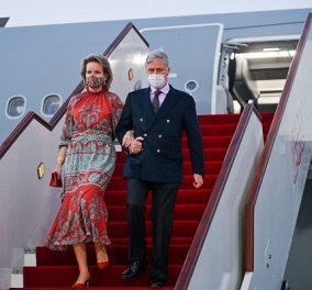 Τα stylish outfits της βασίλισσας Ματθίλδης του Βελγίου: Η επίσημη επίσκεψη στο Ομάν (φωτό & βίντεο) - Κυρίως Φωτογραφία - Gallery - Video