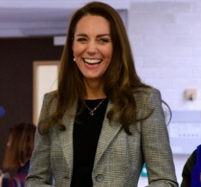 Το σοφιστικέ look της Kate Middleton: Μια σύγχρονη, κομψή γυναίκα & μητέρα -  skinny jeans, πλεκτό & σακάκι (φωτό & βίντεο) - Κυρίως Φωτογραφία - Gallery - Video