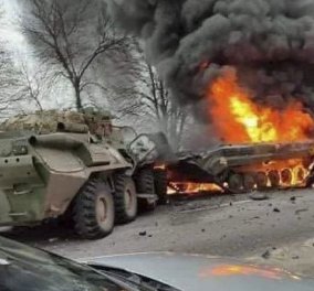 Πόλεμος στην Ουκρανία: Ευρείας κλίμακας ρωσική εισβολή - Οι Ρώσοι διέλυσαν σε λίγες ώρες 74 στρατιωτικές υποδομές, 11 αεροδρόμια