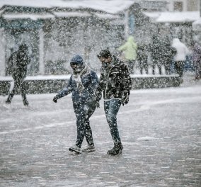 Καιρός - έκτακτο δελτίο από ΕΜΥ: Πυκνές χιονοπτώσεις και τσουχτερό κρύο έως την Τετάρτη - που θα βρέξει  - Κυρίως Φωτογραφία - Gallery - Video