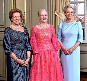 Οι αδερφές ξανά μαζί: Η «δική» μας Άννα-Μαρία, η βασίλισσα Μαργαρίτα της Δανίας & η πριγκίπισσα Βενεδίκτη (φωτό & βίντεο)