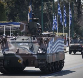 25η Μαρτίου: Ολοκληρώθηκε η στρατιωτική παρέλαση στο κέντρο της Αθήνας - Για πρώτη φορά Rafale, στον αττικό ουρανό (φωτό)  - Κυρίως Φωτογραφία - Gallery - Video