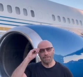 Ο Τζον Τραβόλτα γιορτάζει το κατόρθωμά του - πήρε άδεια για να πιλοτάρει αεροπλάνα 737 (βίντεο) - Κυρίως Φωτογραφία - Gallery - Video