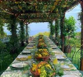 Capri: Γάμος στο πιο ρομαντικό μέρος του κόσμου - Art de la table με μεσογειακό touch (φωτό & βίντεο) - Κυρίως Φωτογραφία - Gallery - Video