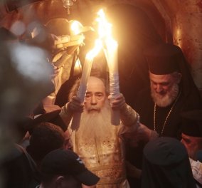 Δείτε live την τελετή αφής του Αγίου Φωτός από τα Ιεροσόλυμα