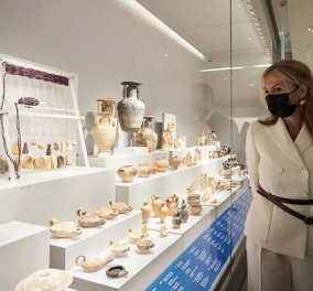 Στο νέο Αρχαιολογικό Μουσείο Χανίων ο Κυριάκος & Μαρέβα Μητσοτάκη - Κομψή η σύζυγος του πρωθυπουργού (φωτό) - Κυρίως Φωτογραφία - Gallery - Video