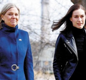 Δύο ισχυρές γυναίκες οδηγούν τις χώρες τους στο ΝΑΤΟ – Η Σουηδέζα Μαγκνταλένα Άντερσον και η Φινλανδέζα Σάνα Μάριν (φωτό) - Κυρίως Φωτογραφία - Gallery - Video