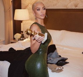 Kim Kardashian: Αυτό είναι το δεύτερο θρυλικό φόρεμα της Marilyn Monroe με πράσινες παγιέτες - το έβαλε στο Met Gala after party (φωτό) - Κυρίως Φωτογραφία - Gallery - Video