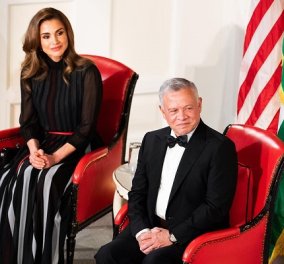Βραβείο στην βασίλισσα Ράνια και τον βασιλιά Αμπντάλα της Ιορδανίας - Το κομψό outfit της royal (φωτό & βίντεο) - Κυρίως Φωτογραφία - Gallery - Video
