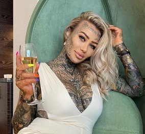 Becky Holt: Η γυναίκα με τα περισσότερα τατουάζ στη Βρετανία τότε & τώρα - τρόμαξαν να την γνωρίσουν οι followers της (φωτό) - Κυρίως Φωτογραφία - Gallery - Video
