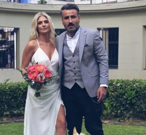 Παντρεύτηκε ο Γιώργος Μαυρίδης! Οι φωτογραφίες από τον γάμο του με την Κρίστη - Παρανυφάκι η σκυλίτσα τους  - Κυρίως Φωτογραφία - Gallery - Video