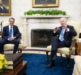 Κυριάκος Μητσοτάκης: Στον Λευκό Οίκο ο Έλληνας πρωθυπουργός: Η συνάντηση με τον Τζο Μπάιντεν - ''Η Ελλάδα πυλώνας σταθερότητας στην ευρύτερη περιοχή'' - Κυρίως Φωτογραφία - Gallery - Video