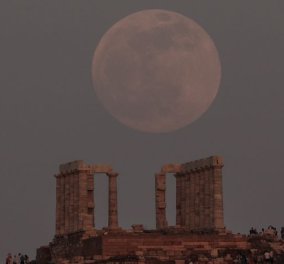 Πανσέληνος Μαΐου: Μαγικές εικόνες από το ''Ματωμένο Φεγγάρι'' - Φωτό και από τη NASA