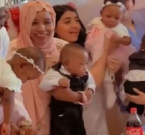 1 έτους τα μοναδικά εννιάδυμα του κόσμου: 5 κορίτσια & 4 αγόρια γέννησε η 26χρονη μητέρα - πώς πέρασε ο πρώτος χρόνος (βίντεο) - Κυρίως Φωτογραφία - Gallery - Video