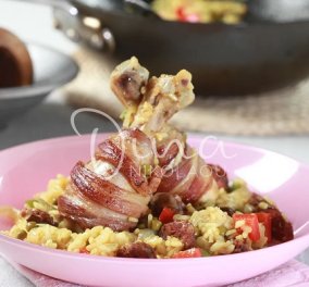 Ντίνα Νικολάου: Παέγια με κοτόπουλο και λουκάνικο με πάπρικα - το παραδοσιακό ισπανικό φαγητό σε μοντέρνα εκδοχή  - Κυρίως Φωτογραφία - Gallery - Video