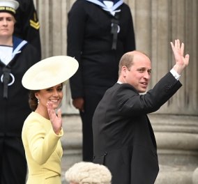 «Βασίλισσα» η Kate με το καναρινί outfit, στα λευκά η glamorous Meghan - το εντυπωσιακό φούξια της πριγκίπισσας Zara (φωτό & βίντεο) - Κυρίως Φωτογραφία - Gallery - Video