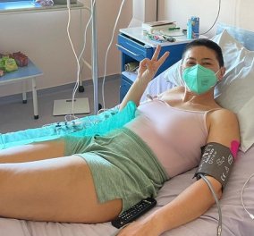 Η Ρεγγίνα Μακέδου έκανε την μεταμόσχευση: Η φωτό της από το νοσοκομείο - «είναι η ώρα ο! Τα νέα μου γενέθλια»  - Κυρίως Φωτογραφία - Gallery - Video