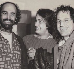 Vintage φωτό: Ο Βασίλης Παπακωνσταντίνου με τον Γιάννη Ζουγανέλη και τον Ανδρέα Μικρούτσικο το 1981