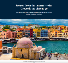 «Τα λέμε κάτω στην ταβέρνα»: Οι Times αποθεώνουν την Κρήτη