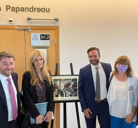Στρασβούργο - Ευρωπαϊκό Κοινοβούλιο: Μόλις έγιναν τα εγκαίνια της αίθουσας «Ανδρέας Παπανδρέου» - δείτε φωτό του Eirinika - Κυρίως Φωτογραφία - Gallery - Video