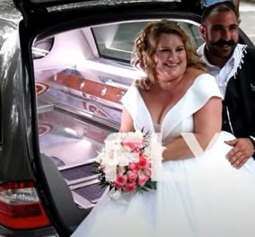 Γάμος με black χιούμορ: Με νεκροφόρα και λιμουζίνα πήγαν στον γάμο τους ο νεκροθάφτης και η εκλεκτή της καρδιάς του! (φωτό) - Κυρίως Φωτογραφία - Gallery - Video