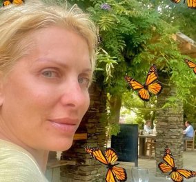 Η Ελένη Μενεγάκη «στάζει» έρωτα και… Βίκτωρ Ουγκώ: Ο Μάκης Παντζόπουλος την κοιτά & πετάνε πεταλούδες (φωτό)