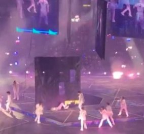 Βίντεο που σοκάρει: Η στιγμή που καταρρέει γιγαντοοθόνη σε συναυλία, πάνω σε δύο χορευτές - Στην εντατική βαριά τραυματισμένοι 