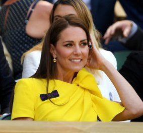 Η νέα εμφάνιση της Kate Middleton στο Wimbledon με κατακίτρινο φόρεμα - και λίγο πιο πίσω ο Tom Cruise (φωτό & βίντεο) - Κυρίως Φωτογραφία - Gallery - Video