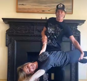 Ο Κέβιν Μπέικον χορεύει "footloose" ξανά, 40 χρόνια μετά την θρυλική ταινία! (βίντεο)