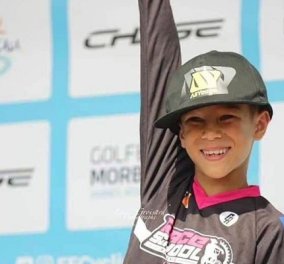 Πέταξε τελικά στους ουρανούς σαν αγγελάκι ο 8χρονος πρωταθλητής μοτοσυκλέτας Matthis Bellon -  ήταν σε κώμα μετά από ατύχημα (φωτό) - Κυρίως Φωτογραφία - Gallery - Video