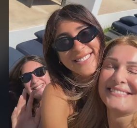 Η Νατάσα Θεοδωρίδου στην Κύπρο με τις κόρες της - Η Χριστιάνα, η Ανδριάνα και η μαμά χορεύουν όλο χαρά (βίντεο) - Κυρίως Φωτογραφία - Gallery - Video