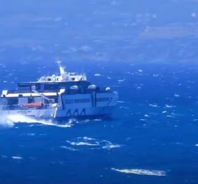 «Μάχη» με τους ισχυρούς ανέμους των Κυκλάδων εδωσε το Sifnos Jet - δείτε το εντυπωσιακό βίντεο - Κυρίως Φωτογραφία - Gallery - Video