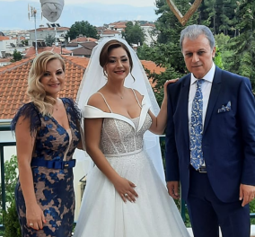 Ο Βουλευτής της ΝΔ Γιώργος Αμανατίδης πάντρεψε την κόρη του Εύη - Το υπέροχο νυφικό & η γαμήλια δεξίωση  - Κυρίως Φωτογραφία - Gallery - Video