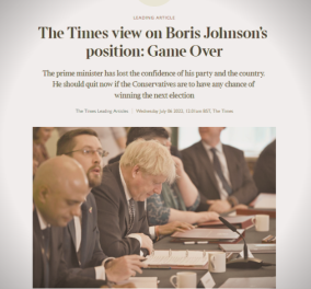 Βρετανικά ΜΜΕ: Game over για τον Μπόρις Τζόνσον;  - Κυρίως Φωτογραφία - Gallery - Video