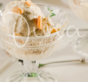 Ντίνα Νικολάου: Παγωτό χαλβάς με αλατισμένα φυστίκια - Η πιο περίεργη γεύση που θα δοκιμάσετε ποτέ 