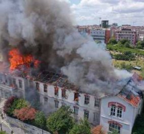 Συγκίνηση για την μεγάλη φωτιά στο ελληνικό νοσοκομείο στην Κωνσταντινούπολη – Εικόνες που συγκλονίζουν με την εκκένωση & τους ασθενείς με τα καροτσάκια - Κυρίως Φωτογραφία - Gallery - Video