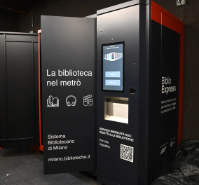 Μιλάνο: Biblioexpress! Η πρώτη «έξυπνη» βιβλιοθήκη σε σταθμό Μετρό (φωτό+βίντεο) - Κυρίως Φωτογραφία - Gallery - Video
