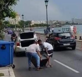 Θεσσαλονίκη: Έκλεψαν χρηματοκιβώτιο μπροστά στα μάτια των περαστικών – Τους έπεσε από τα χέρια στη μέση της παραλιακής! 