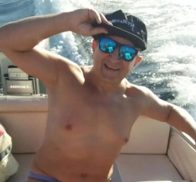 Άλλος με την βάρκα μου; Ο Σπύρος Μπιμπίλας με το speedo μαγιό του - ανέμελος στις διακοπές του (φωτό) - Κυρίως Φωτογραφία - Gallery - Video
