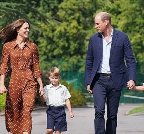 Και τα πριγκιπόπουλα πάνε σχολείο: Πρώτη μέρα για George, Charlotte και Louis - Πανευτυχείς γονείς ο William & η Kate Middleton (φωτό & βίντεο)