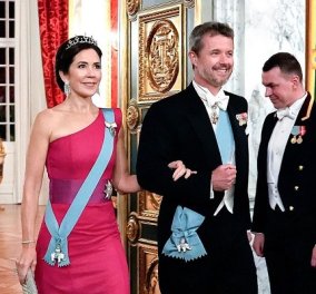 Πρίγκιπας Φρειδερίκος - πριγκίπισσα Μαίρη της Δανίας: Βασιλικό gala στο παλάτι με τουαλέτες, διαμαντένιες τιάρες και χορό (φωτό & βίντεο) - Κυρίως Φωτογραφία - Gallery - Video