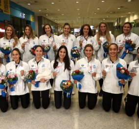Ευρωπαϊκό Πρωτάθλημα: Επέστρεψαν οι «ασημένιες γοργόνες» της Εθνικής ομάδας πόλο γυναικών (φωτό & βίντεο) - Κυρίως Φωτογραφία - Gallery - Video