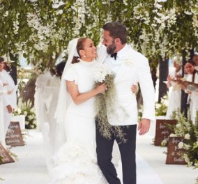 Jennifer Lopez - Ben Affleck: Άγνωστες φωτογραφίες από τον γάμο της χρονιάς - «κάποιες πληγές επουλώθηκαν» 