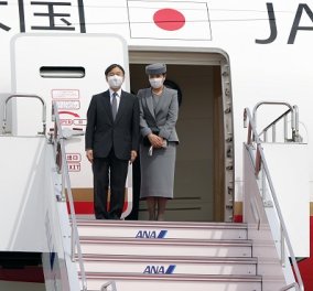 Αφίξεις ηγετών στο Λονδίνο: Οι Αυτοκράτορες της Ιαπωνίας & το πολυτελές αεροπλάνο - Προσγειώθηκαν οι Μπάιντεν (φωτό & βίντεο) - Κυρίως Φωτογραφία - Gallery - Video