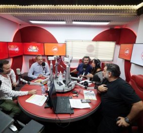 Ο Κυρ. Μητσοτάκης πήγε στο ραδιόφωνο με Αρναούτογλου και Λιανό: Μίλησε για όλα, νν και το στούντιο του ''Sfera'' είναι κόκκινο... 