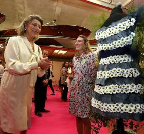 Στο στοιχείο της η πριγκίπισσα Καρολίνα του Μονακό - Chanel κρεμ φόρεμα και πέρλες για την 65χρονη royal (φωτό) - Κυρίως Φωτογραφία - Gallery - Video