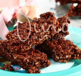 Ντίνα Νικολάου:  Γκοφρέτες σπιτικές με σοκολάτα και δημητριακά - Θα τις λατρέψουν τα παιδάκια