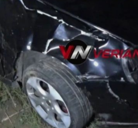 Τροχαίο-σοκ στην Ημαθία: 25χρονος Ρομά ο οδηγός με καινούργιο αυτοκίνητο - ''τσακώθηκε με την γυναίκα του & βγήκε να τρέξει'' (βίντεο)