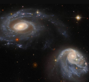 Εντυπωσιακή φωτογραφία: Το τηλεσκόπιο Hubble «έπιασε» ζεύγος γαλαξιών (βίντεο) - Κυρίως Φωτογραφία - Gallery - Video